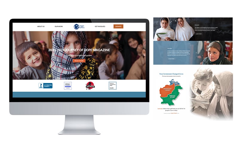 Central Asia Institute website screenshot